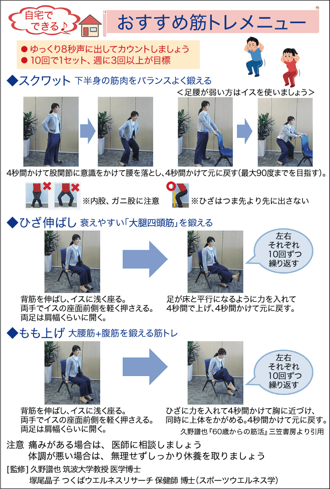 特集 免疫力大作戦 新たな生活様式での新たな運動方法